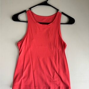 Women's Coral Sleeveless Top